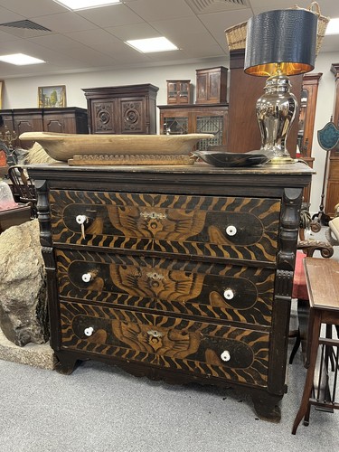 Victorian pine chest - victorian,
