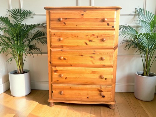 Vintage tallboy chest - vintage, of
