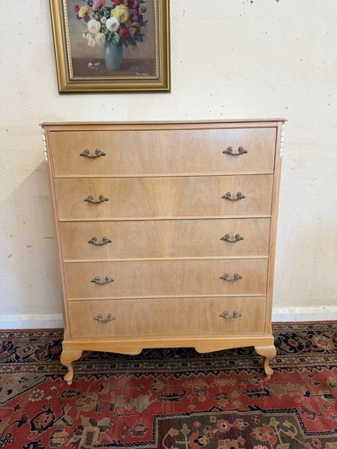 Bleached walnut chest - walnut,