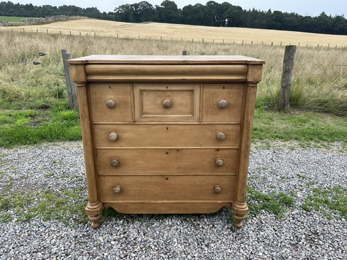 Victorian pine chest - chest, of