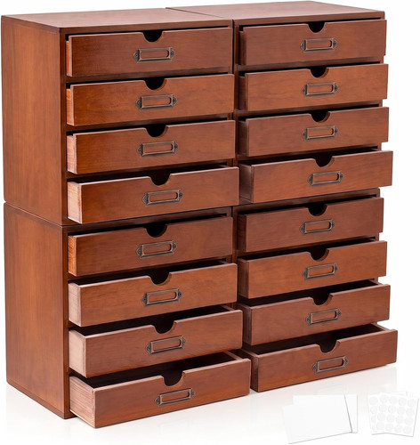 Drawers pine wood - 16,
