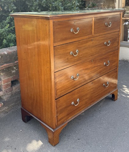 Large edwardian mahogany chest - edwardian,