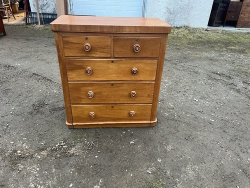 Victorian pine chest of - victorian,