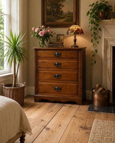 Antique mahogany chest - chest, of