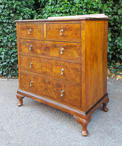 Antique walnut chest - chest, of