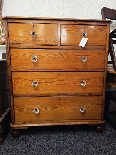 Pitch pine large chest - pine,