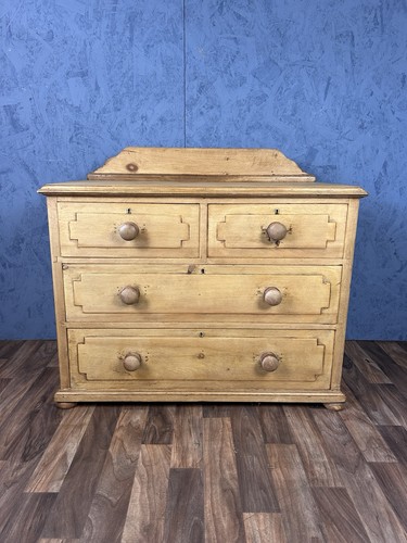 Antique continental pine chest - antique,