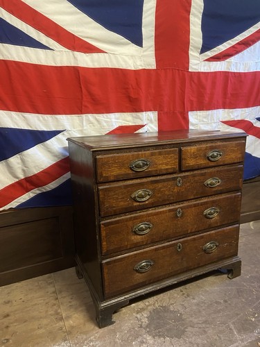 Antique oak chest drawers - antique,