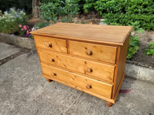 Pine chest drawers - pine,