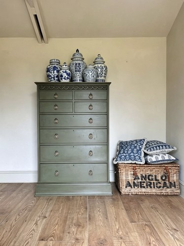 Large antique chest drawers - chest, of