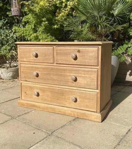 Vintage pine chest drawers - vintage,