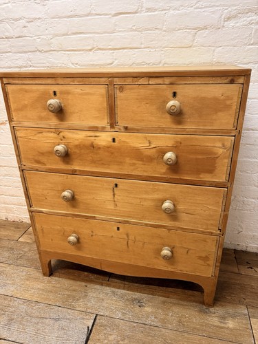 Victorian pine chest - victorian,